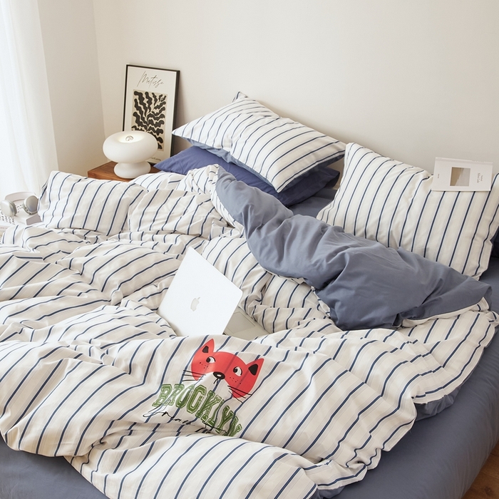 91家纺网 家纺一手货源 找家纺 原研家居 2025新款40支全棉13070烫画系列 白芷