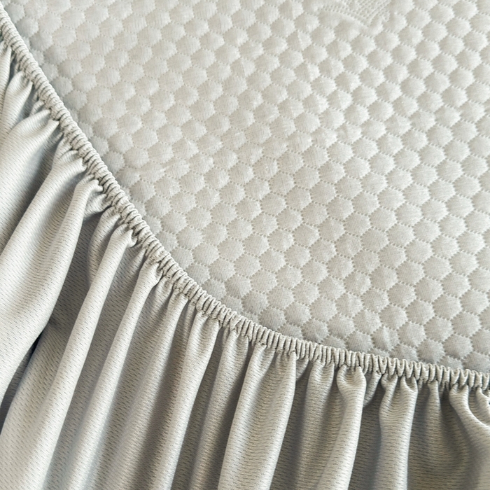 91家纺网 家纺一手货源 找家纺 许林2025新款凉豆豆床席 简约金