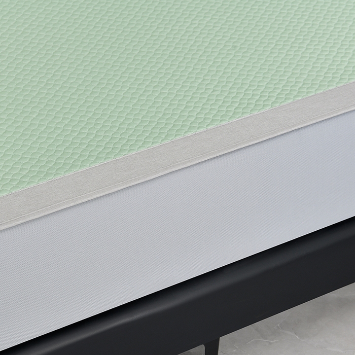 91家纺网 家纺一手货源 找家纺 小牛席业 2025新款3D按摩-鲜花清凉豆豆席系列（床笠款） 绿色