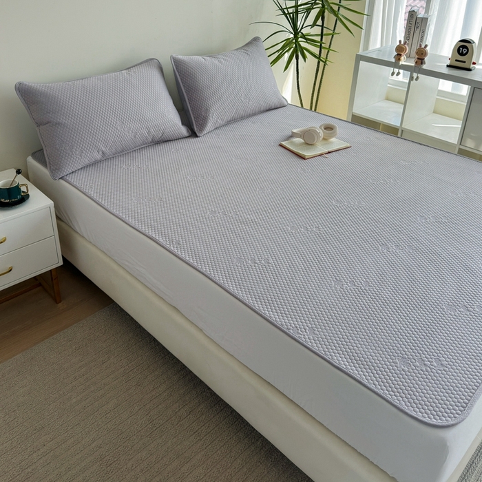 91家纺网 家纺一手货源 找家纺 许林2025新款凉豆豆床席 轻奢-灰