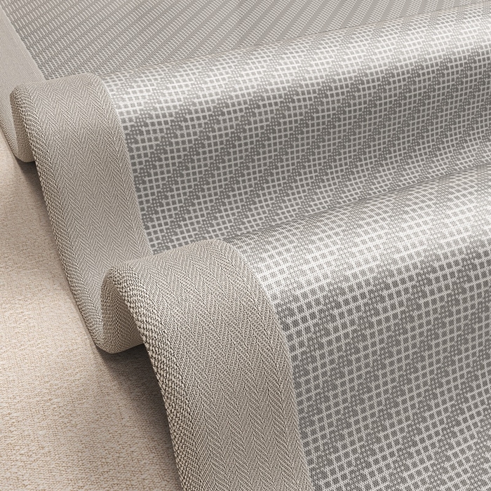 91家纺网 家纺一手货源 找家纺 欧邦 2025春夏新款水某星同款斜纹提花冰丝席三件套 凉席款-气质灰