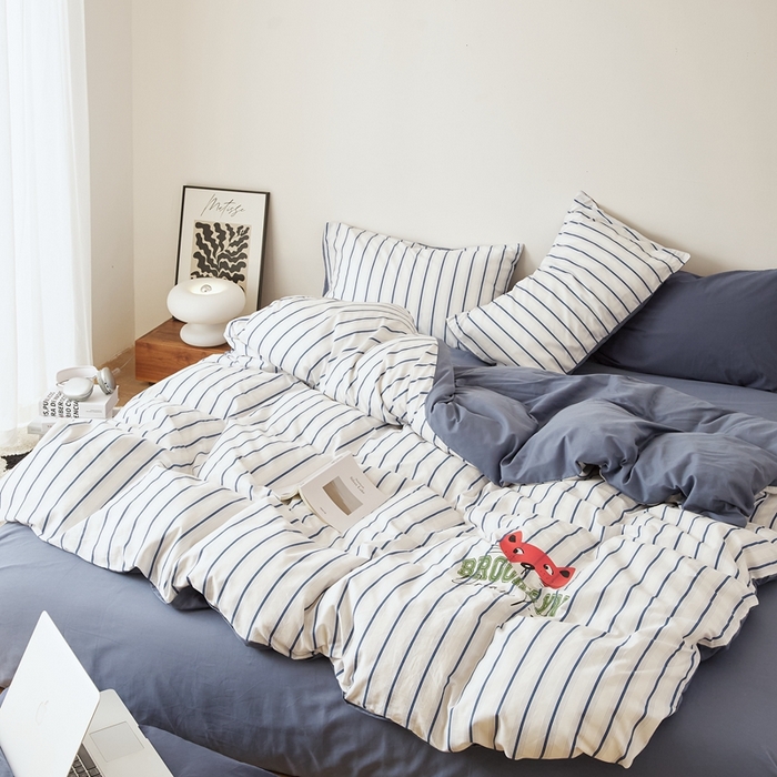 91家纺网 家纺一手货源 找家纺 原研家居 2025新款40支全棉13070烫画系列 白芷