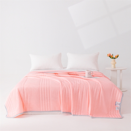 梵心家纺2025新款简约冰激凌凉感丝夏被夏凉被空调被 玉色