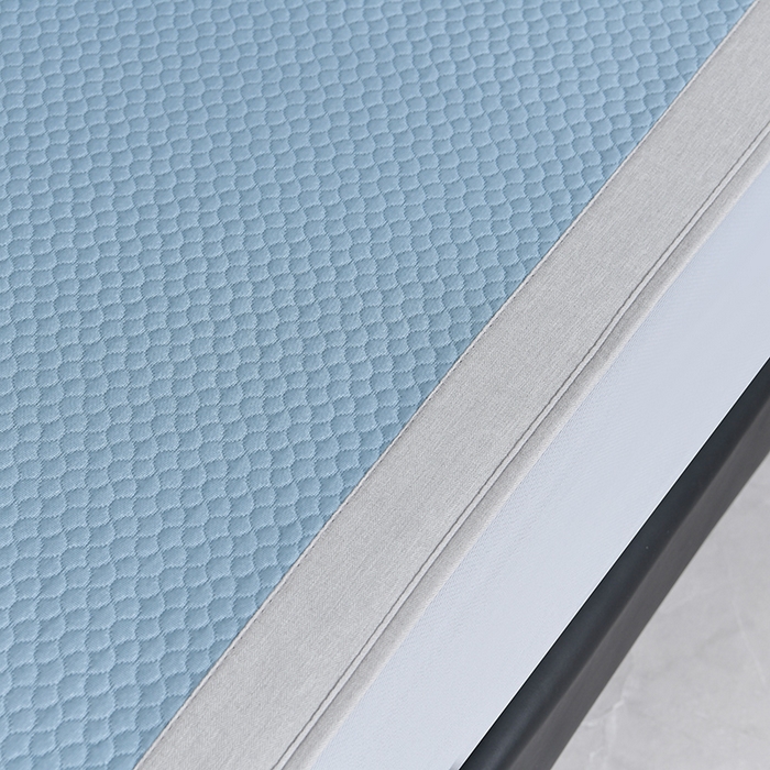 91家纺网 家纺一手货源 找家纺 小牛席业 2025新款3D按摩-鲜花清凉豆豆席系列（床笠款） 蓝色