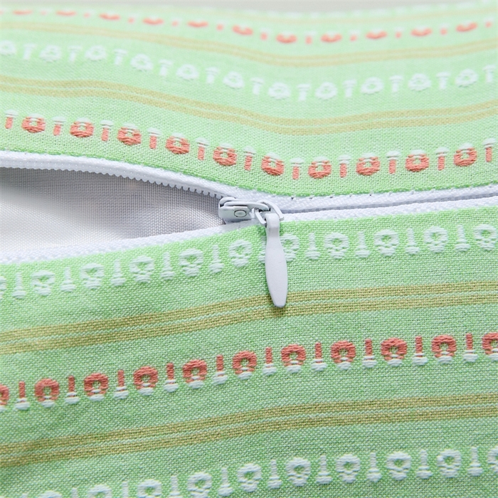 91家纺网 家纺一手货源 找家纺 大熊枕芯2025新款3d条纹荞麦枕 元宝荞麦枕-绿45*15cm