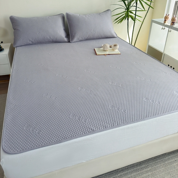 91家纺网 家纺一手货源 找家纺 许林2025新款凉豆豆床席 轻奢-灰