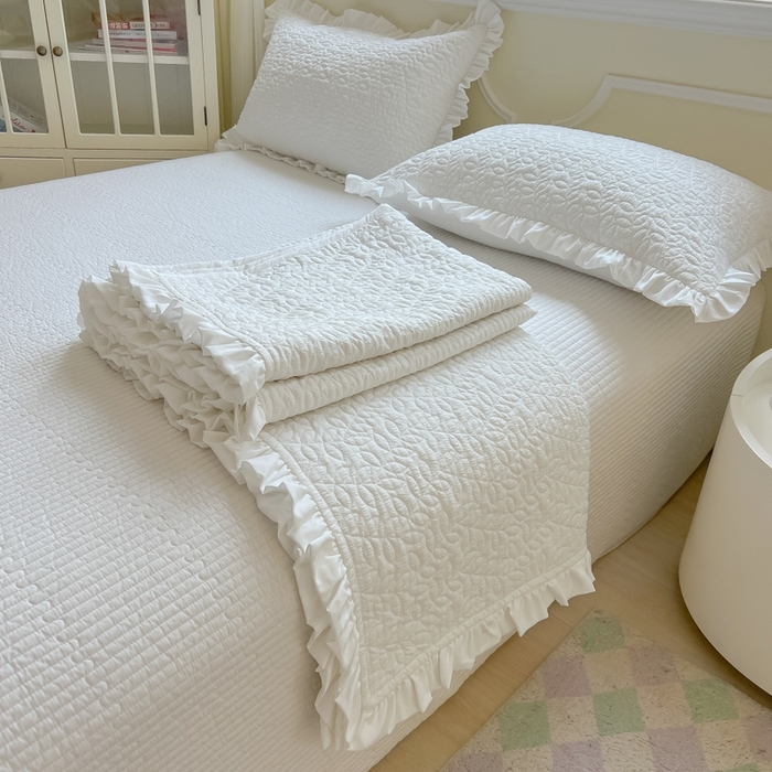 91家纺网 家纺一手货源 找家纺 （总）乐卧家居 2026新款春夏轻氧自然系韩式透气薄款夏被空调被子-曼尼