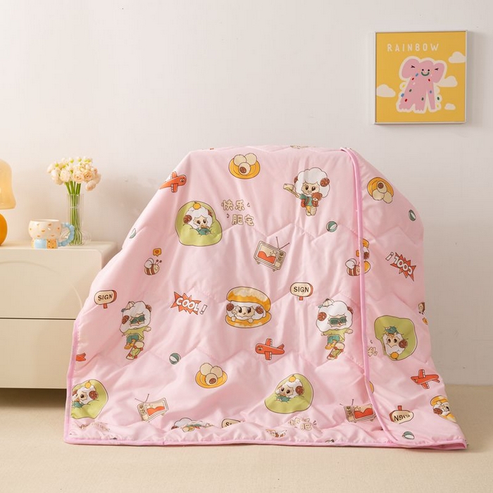 91家纺网 家纺一手货源 找家纺 （总）景艺家纺 2025新款儿童夏被夏凉被被子被芯