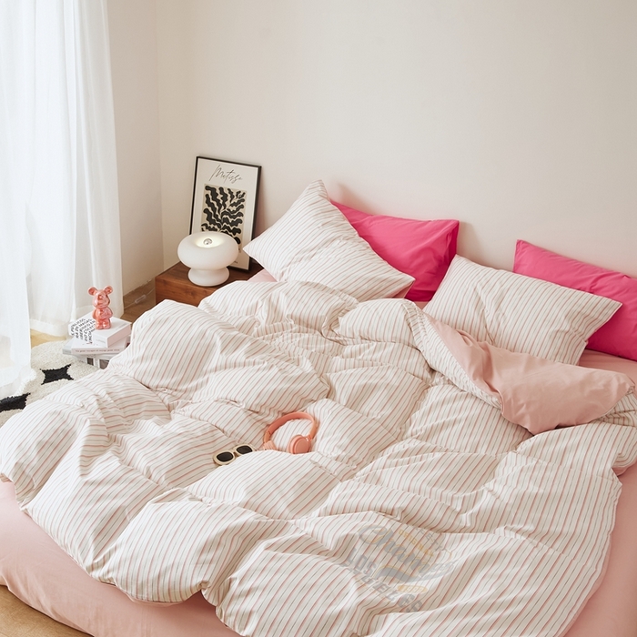 91家纺网 家纺一手货源 找家纺 原研家居 2025新款40支全棉13070烫画系列 茯苓