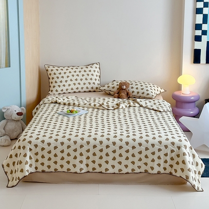 91家纺网 家纺一手货源 找家纺 （总）三朵家纺 2025春夏新款全棉纯棉双层绉绉纱三角针夏被夏凉被空调被