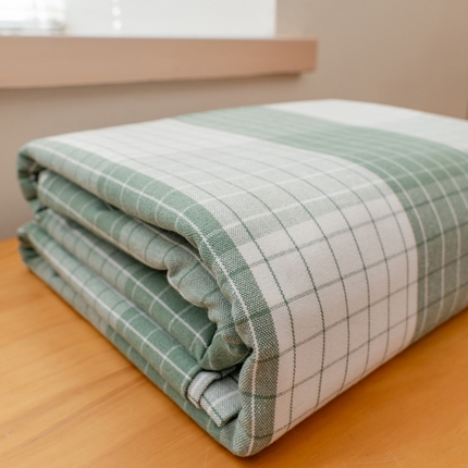 91家纺网 家纺一手货源 找家纺 （总）居美良品 2025新款A类传统非遗手工粗布凉席三件套100%全棉色织床单