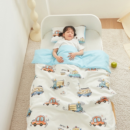 91家纺网 家纺一手货源 找家纺 艾佳宝贝 2025春夏A类多动能儿童双面床垫冰丝凉席 小香兔