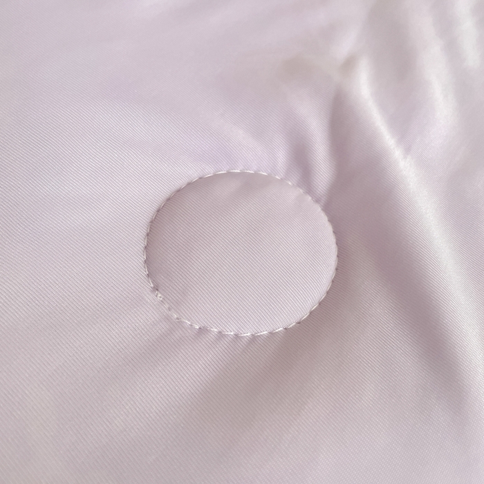 91家纺网 家纺一手货源 找家纺 欧邦2025新款纯色加厚乳胶床笠三件套 饼干花-浅紫