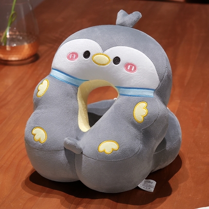 仟亿莱 2025新款卡通冰藤凉席双面午睡枕 凉席双面企鹅