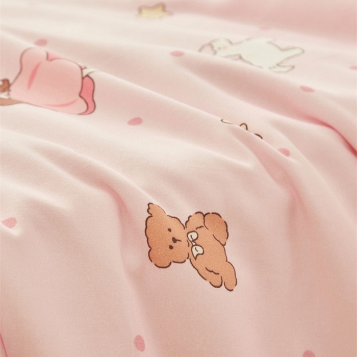 91家纺网 家纺一手货源 找家纺 艾佳宝贝 2025新款A类儿童全棉多功能单被套可拆式夏被四季被子 甜甜小公主