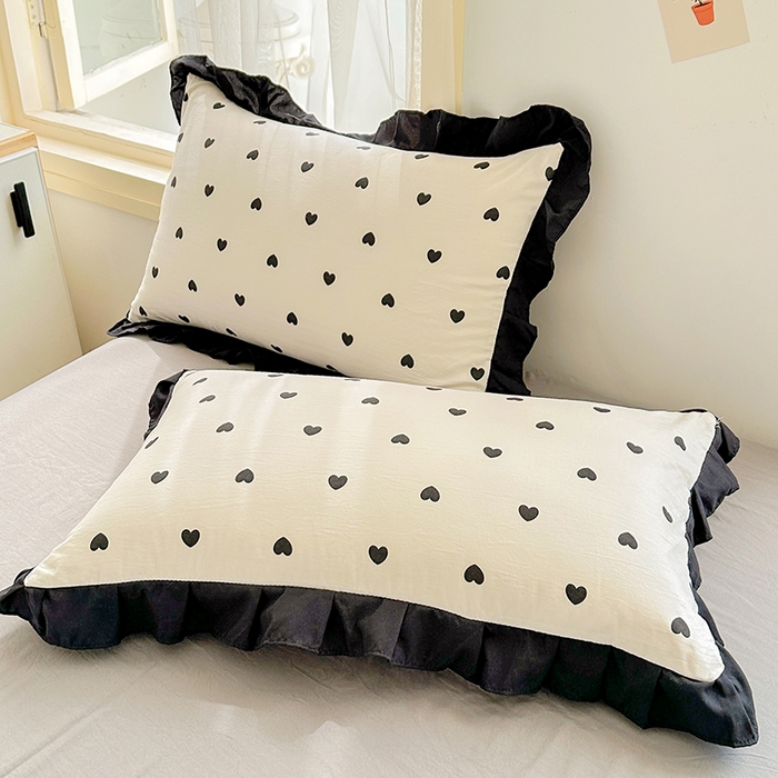 91家纺网 家纺一手货源 找家纺 佳一家纺 2025新款亲肤水洗棉夏被 爱心点点