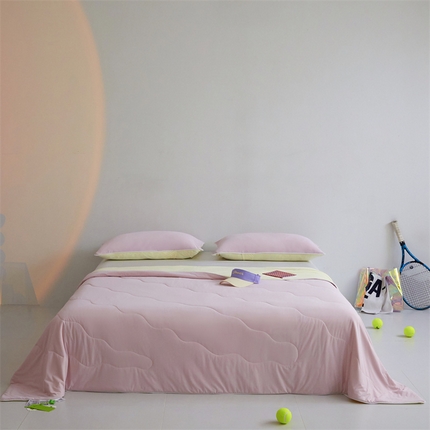 91家纺网 家纺一手货源 找家纺 （总）头等舱  2025新款4.0版凉感A类锦氨（165克）55大豆抗菌夏被配礼盒