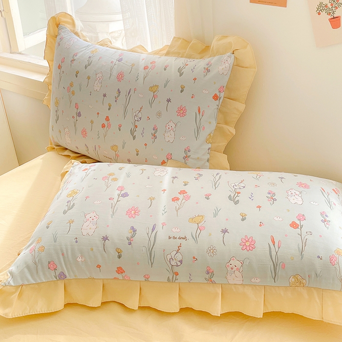 91家纺网 家纺一手货源 找家纺 佳一家纺 2025新款亲肤水洗棉夏被 缤纷兔