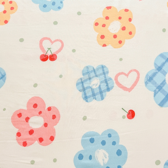 91家纺网 家纺一手货源 找家纺 莎臣豹 2025新款植物羊绒单品单件单床裙可配床裙三件套 萌萌甜心