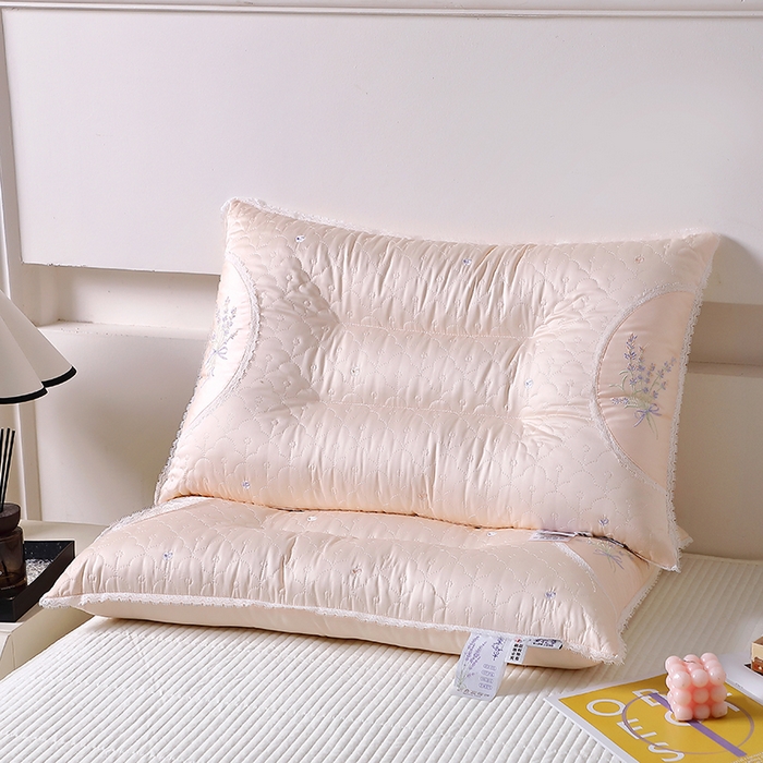 91家纺网 家纺一手货源 找家纺 （总）糖果枕芯 2025新款薰衣草花边护颈枕情侣随礼助眠枕头
