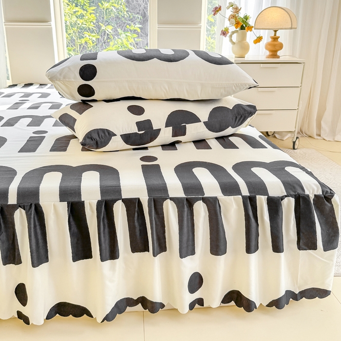 91家纺网 家纺一手货源 找家纺 莎臣豹 2025新款植物羊绒单品单件单床裙可配床裙三件套 克里斯丁