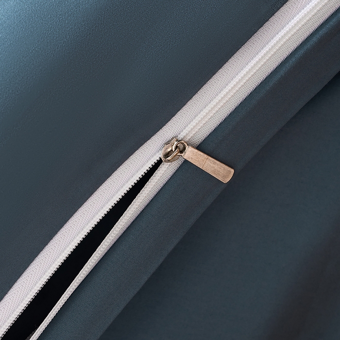 91家纺网 家纺一手货源 找家纺 闲鱼家纺 2025新款亲肤舒适60S黑标A类全棉纯色四件套单被套单床笠-风格一单被套单床笠-风格二 北欧蓝