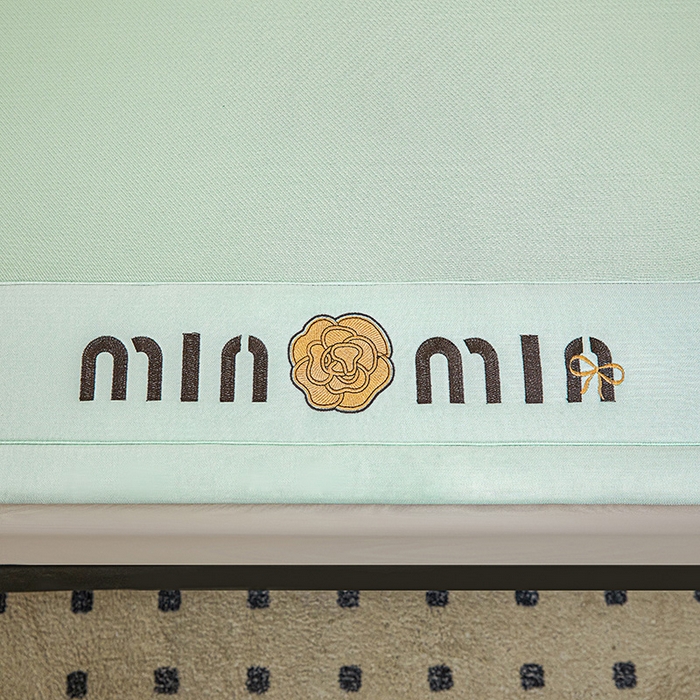 91家纺网 家纺一手货源 找家纺 全季家居 2025新款全季家居5A抗菌min系列凉感冰丝席 床席-水绿