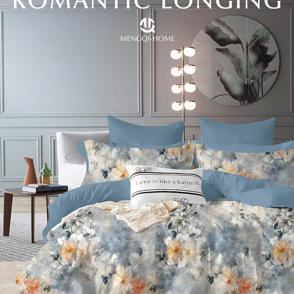 91家纺网 家纺一手货源 找家纺 （总）丽卡家纺 2025新款全棉纯棉13376数码印花四件套