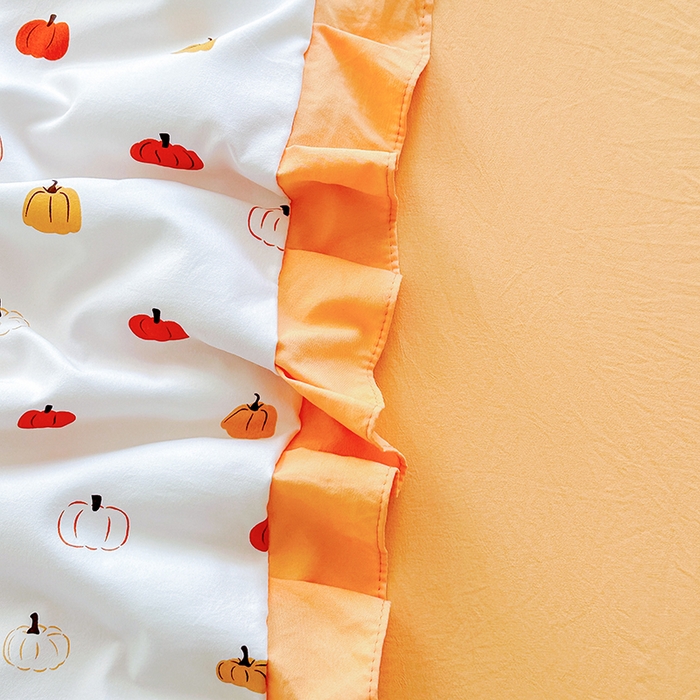 91家纺网 家纺一手货源 找家纺 佳一家纺 2025新款亲肤水洗棉夏被 小南瓜