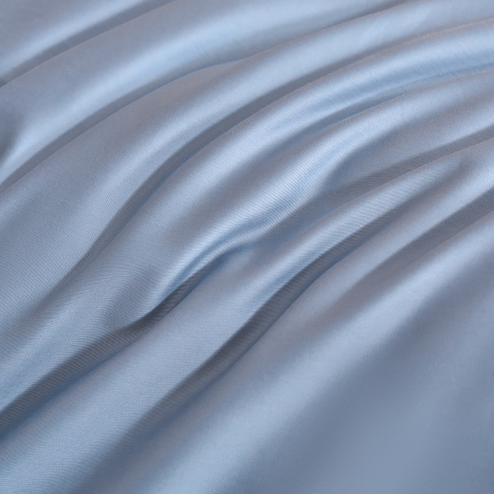 91家纺网 家纺一手货源 找家纺 闲鱼家纺 2025新款亲肤舒适60S黑标A类全棉纯色四件套单被套单床笠-风格一单被套单床笠-风格二 浅蓝灰