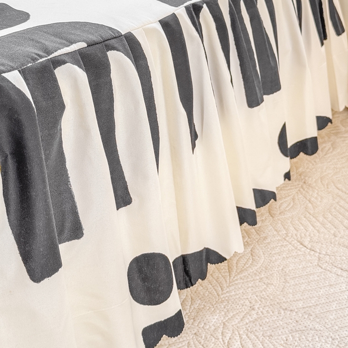 91家纺网 家纺一手货源 找家纺 莎臣豹 2025新款植物羊绒单品单件单床裙可配床裙三件套 克里斯丁