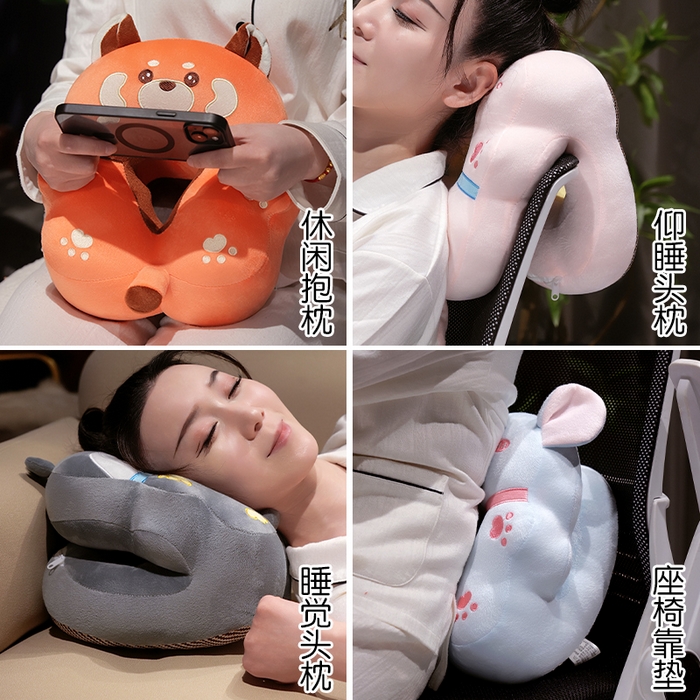 91家纺网 家纺一手货源 找家纺 （总）仟亿莱 2025新款卡通冰藤凉席双面午睡枕