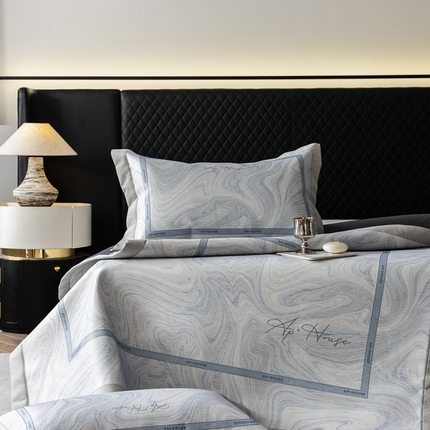 91家纺网 家纺一手货源 找家纺 （总）三味舒屋2025 凉感抗菌防螨印花冰丝养生席（新升级7A抗菌