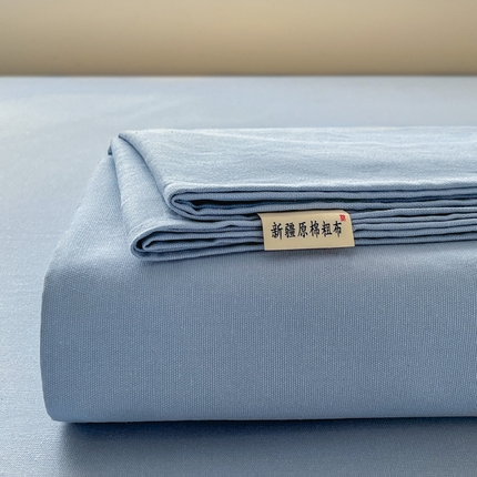91家纺网 家纺一手货源 找家纺 （总）（提供买家秀 爆款花型 不断货）2025新款全棉纯色老粗布单床单