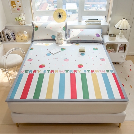 91家纺网 家纺一手货源 找家纺 （总）斯尔顿 2025新款炭光冰丝凉席