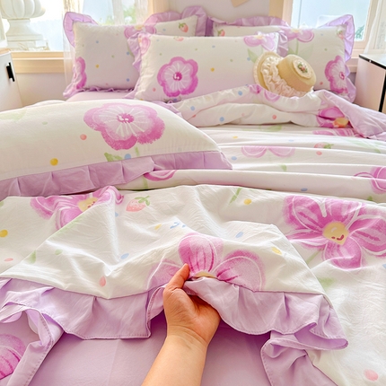 91家纺网 家纺一手货源 找家纺 （总）佳一家纺 2025新款亲肤水洗棉夏被