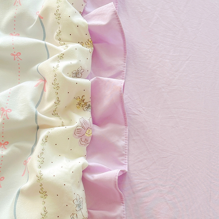 91家纺网 家纺一手货源 找家纺 佳一家纺 2025新款亲肤水洗棉夏被 遇见春天