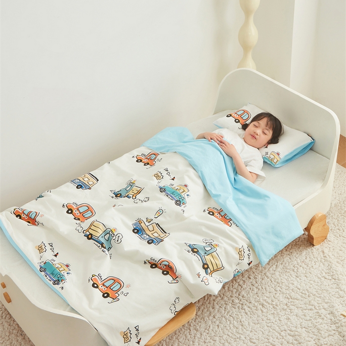 91家纺网 家纺一手货源 找家纺 （总）艾佳宝贝 2025新款A类儿童全棉多功能单被套可拆式夏被四季被子