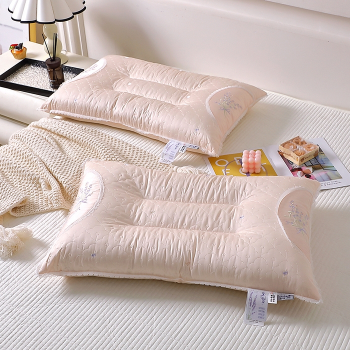 91家纺网 家纺一手货源 找家纺 （总）糖果枕芯 2025新款薰衣草花边护颈枕情侣随礼助眠枕头