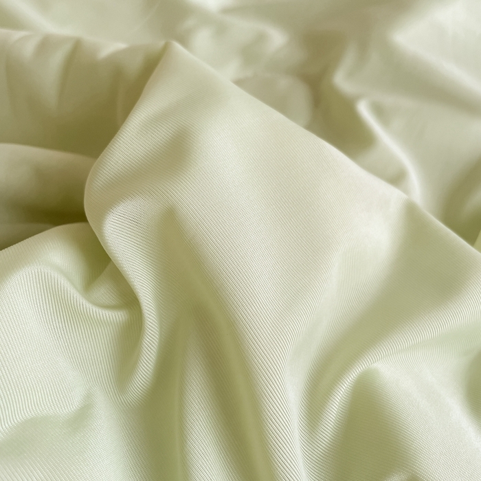 91家纺网 家纺一手货源 找家纺 欧邦2025新款纯色加厚乳胶床笠三件套 饼干花-果绿