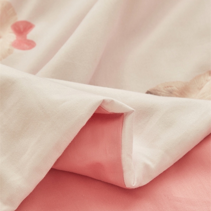 91家纺网 家纺一手货源 找家纺 艾佳宝贝 2025新款A类儿童全棉多功能单被套 乖萌甜兔