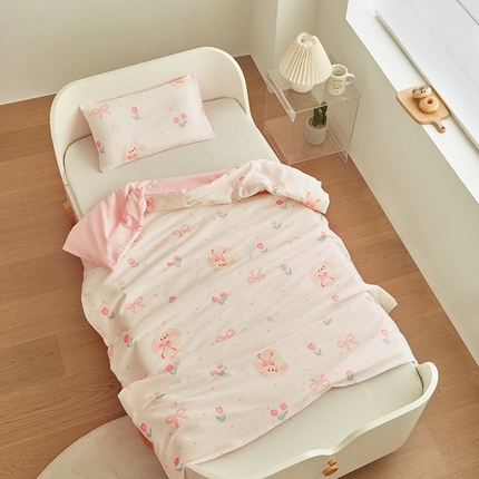 91家纺网 家纺一手货源 找家纺 （总）艾佳宝贝 2025新款A类儿童全棉多功能单被套可拆式夏被四季被子