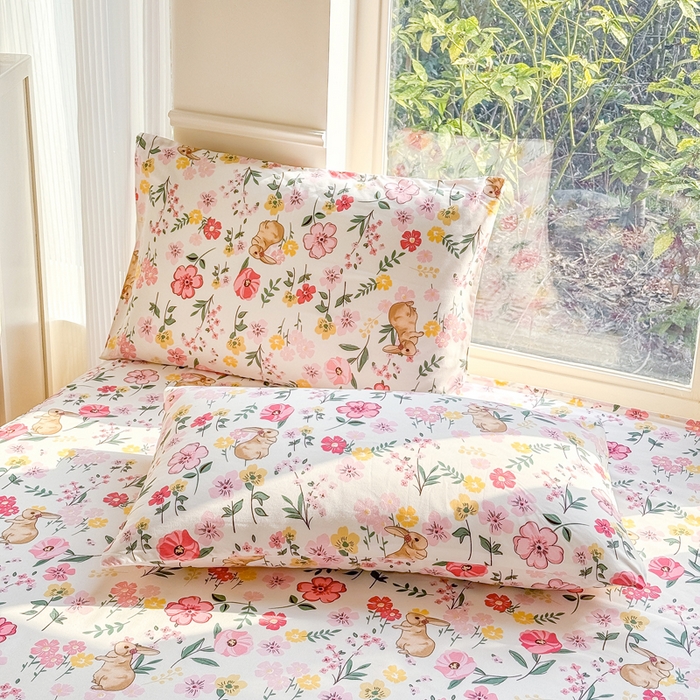 91家纺网 家纺一手货源 找家纺 莎臣豹 2025新款植物羊绒单品单件单床裙可配床裙三件套 玫瑰园