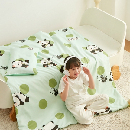 91家纺网 家纺一手货源 找家纺 （总）艾佳宝贝 2025新款A类儿童全棉多功能单被套可拆式夏被四季被子