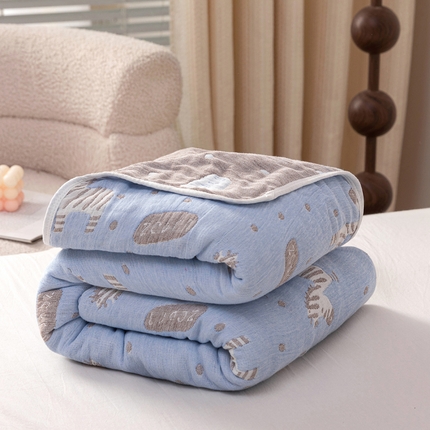 91家纺网 家纺一手货源 找家纺 （总）乐家毛巾被（工厂自产自销） 2025春夏新款亲肤舒适六层纱布被