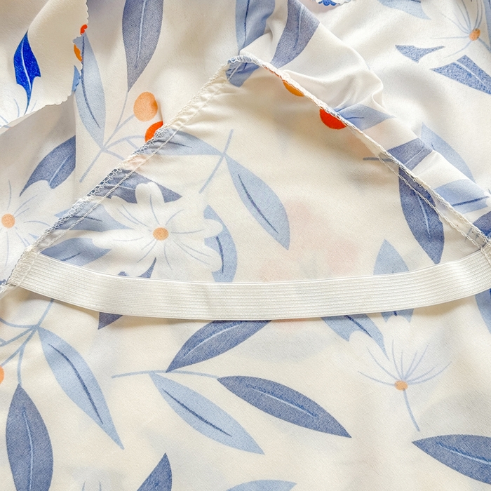 91家纺网 家纺一手货源 找家纺 莎臣豹 2025新款植物羊绒单品单件单床裙可配床裙三件套 蓝橙叶语