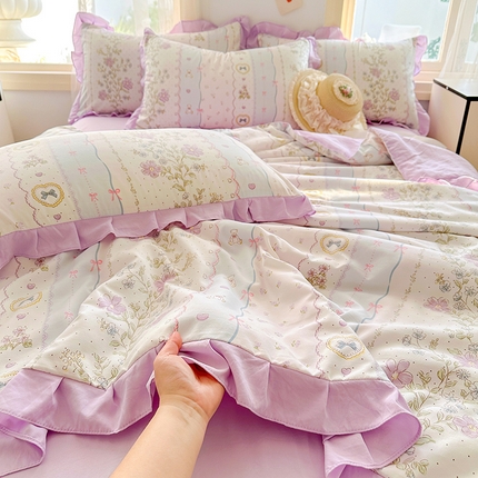 91家纺网 家纺一手货源 找家纺 （总）佳一家纺 2025新款亲肤水洗棉夏被