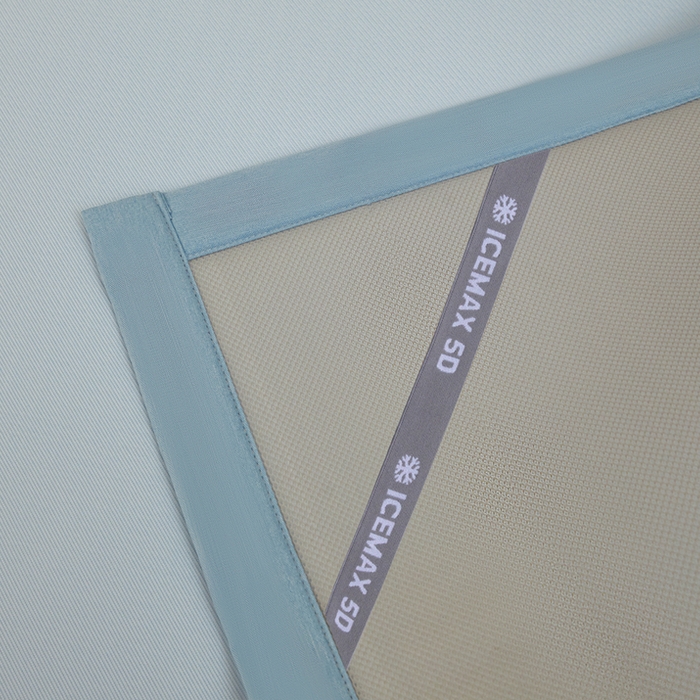 91家纺网 家纺一手货源 找家纺 全季家居 2025新款全季家居5A抗菌min系列凉感冰丝席 床席-天蓝