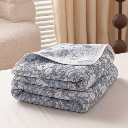 91家纺网 家纺一手货源 找家纺 （总）乐家毛巾被（工厂自产自销） 2025春夏新款亲肤舒适六层纱布被