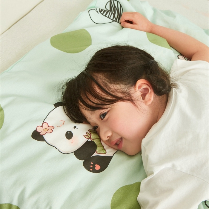 91家纺网 家纺一手货源 找家纺 （总）艾佳宝贝 2025新款A类儿童全棉多功能单被套可拆式夏被